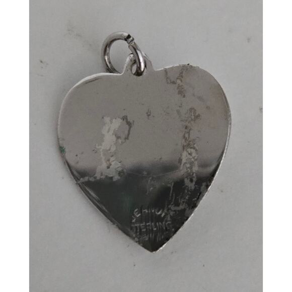 Sterling Confirmation Pendant with Pink Stone - Picture 6 of 9